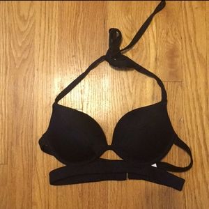 Black Victoria’s Secret Push-Up Bikini top